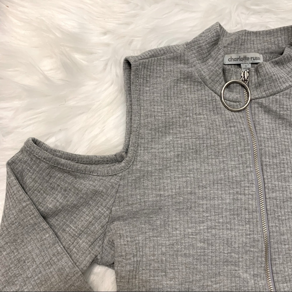 Charlottes Russe Ribbed Bodysuit - Picture 2 of 3
